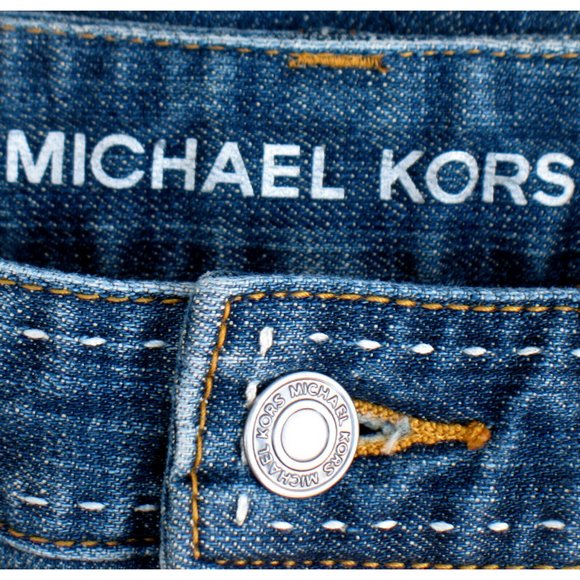 Michael Kors Relaxed Boot Dark Wash Tag Sz 8P - Picture 4 of 6